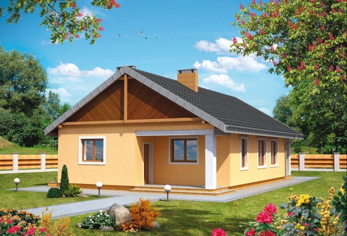 Финский дом из арболита 12х9